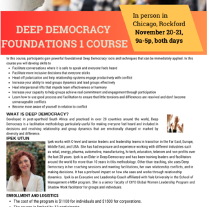 Deep Democracy Foundations 1 - November 2026